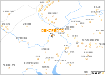 map of Aghze Poya