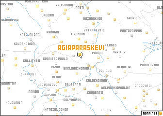 map of (( Agía Paraskeví ))