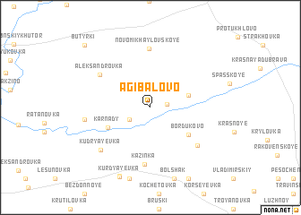 map of Agibalovo