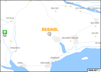 map of Agighiol