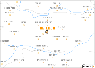 map of Ağılözü