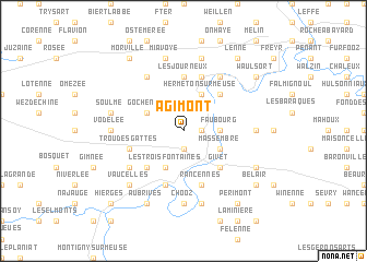 map of Agimont