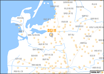 map of Agim