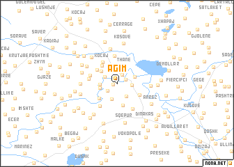 map of Agim