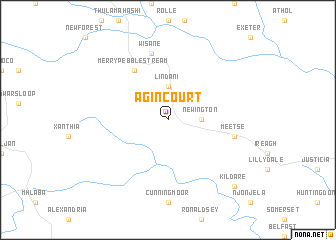 map of Agincourt