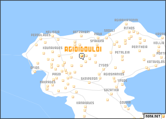 map of Ágioi Doúloi