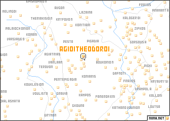 map of (( Ágioi Theódoroi ))