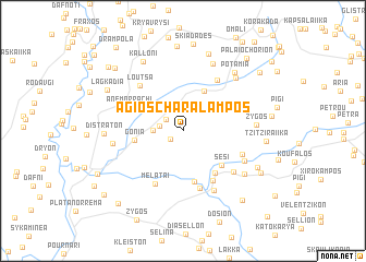 map of Ágios Charálampos