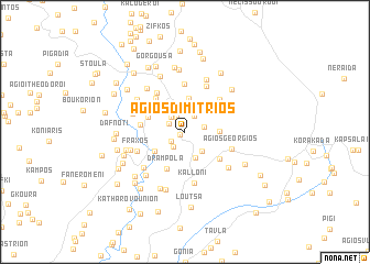 map of (( Ágios Dimítrios ))