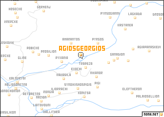 map of (( Ágios Geórgios ))