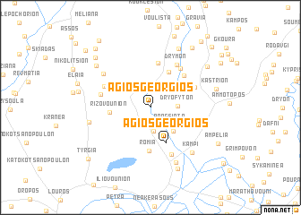 map of Ágios Geórgios