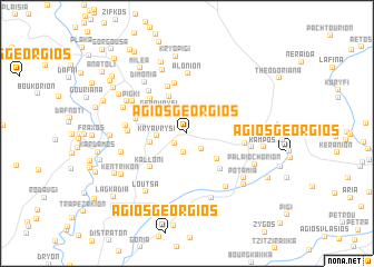 map of Ágios Geórgios