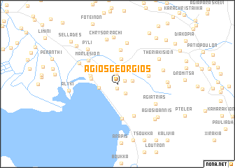 map of Ágios Geórgios