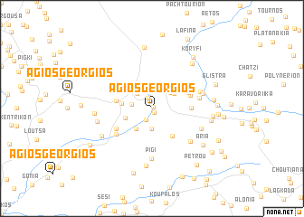 map of (( Ágios Geórgios ))