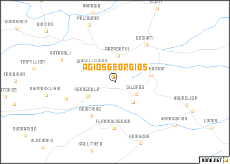 map of Ágios Geórgios