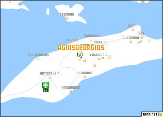 map of Ágios Geórgios