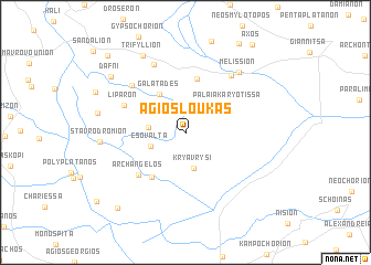map of Ágios Loukás