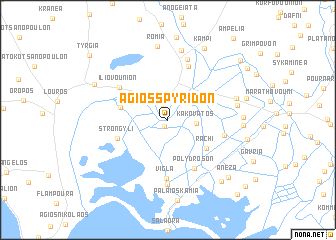 map of Ágios Spyrídon