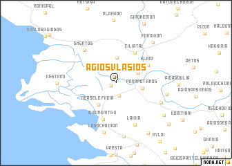 map of Ágios Vlásios