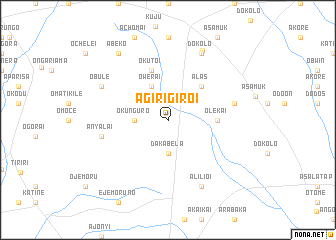 map of Agirigiroi