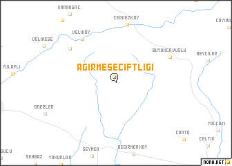 map of Ağırmeşe Çiftliği
