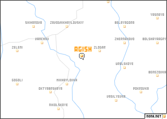 map of Agish