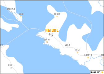 map of Agiual