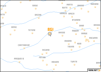 map of Agi