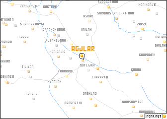 map of Agjlar