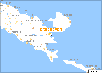 map of Agkawayan