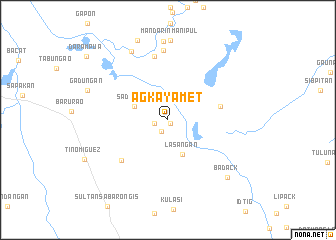 map of Agkayamet