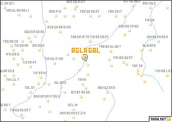 map of Aglagal