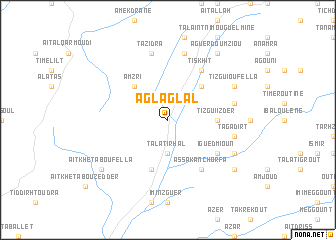 map of Aglaglal