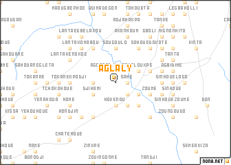 map of Aglaly