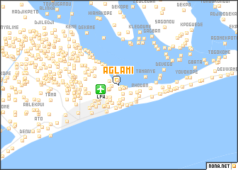 map of Aglami