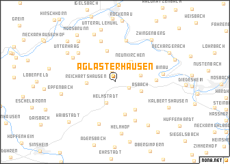 map of Aglasterhausen