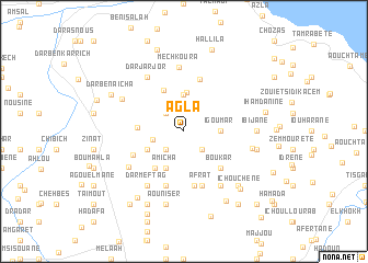 map of Agla
