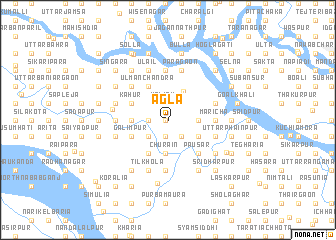 map of Āgla