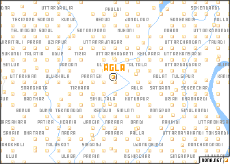 map of Agla