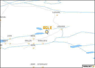 map of Agle