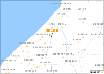 map of Aglou