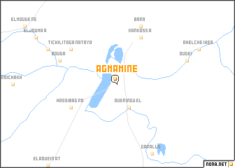 map of Agmâmîne