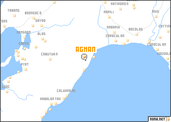 map of Agman