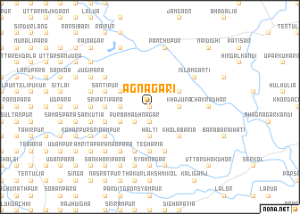 map of Āgnāgāri