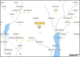 map of Agnami