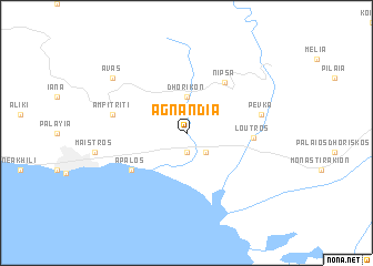 map of Agnándia