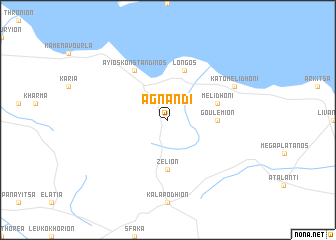 map of Ágnandi