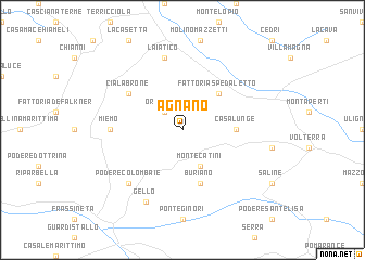 map of Agnano