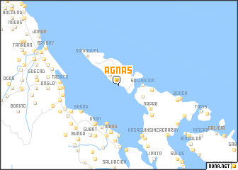 map of Agnas