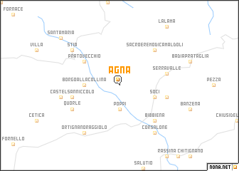 map of Agna